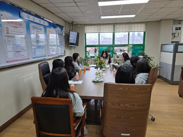 2026학년도 학교장과 전교학생회 임원 간담회